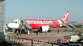 Flight Experience Indonesia AirAsia QZ7551 Jog - Cgk Pesawat Airbus A320