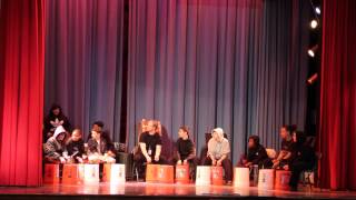 Meredith bucket drummers' improvisations