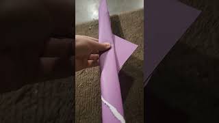 How to make a paper spear #origami