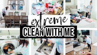 EXTREME CLEAN WITH ME 2021 | INTENSE ALL DAY CLEANING MOTIVATION | MOM CLEANING ROUTINE