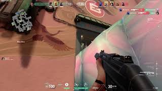 Valorant Shortclip  Gameplay Aces, Flicks, Sprays, IQ, Fails RAW - Number 34