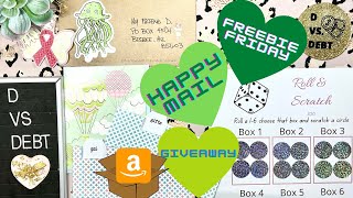 Freebie Friday: free tabbed DIY cash envelopes, Amazon happy mail, & a giveaway! 😍