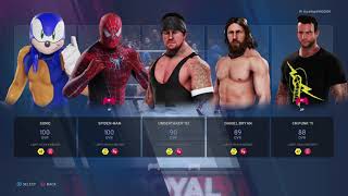 WWE 2K20 30 Man Royal rumble match