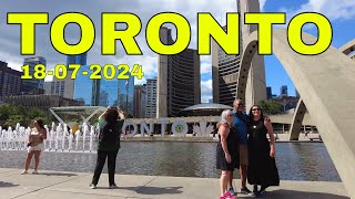 Walking around Toronto Canada - July 2024 -#travel #walkingtour