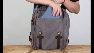 Woosir 15" Laptop Backpack Canvas -- Woosir