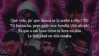 OTRO TRAGO REMIX OFICIAL Sech ft Darell Nicky Jam, Ozuna, Anuel AA(LETRA LYRICS)