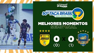 TAÇA BRASIL 2023 - SEMIFINAL - MELHORES MOMENTOS - Jaraguá Futsal 0 X 1 Pato Futsal