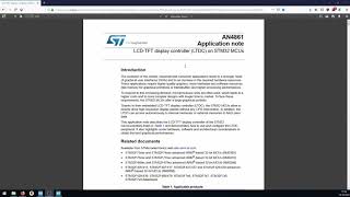 HW setup and Display test on STM32F746