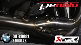 Montaje Sonido Colectores de Escape AKRAPOVIC BMW S 1000 XR / DEMOTO.ES