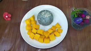 PANEN BUNGA TELANG BIKIN MANGO STICKY RICE DAN TEH BUNGA