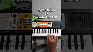 How to Play Coffin Dance on Yamaha PSS-F30 #pianotutorial #tutorial