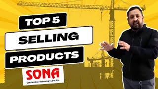 Top 5 Best Selling Products of Sona Construction in India | Construction Equipments