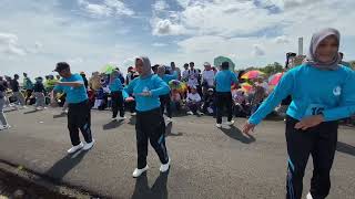 Perwakilan Kecamatan bontocani diacara Lomba senam korpri kabupaten bone,bontocani kereeeennn😎😍