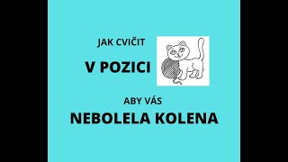 jak cvičit v kleku, když vás bolí kolena