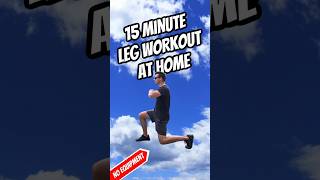 15 Minute Leg Workout at Home: No Equipment #noequipment #workoutathome #homeworkout #legworkout