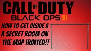 COD BO3 GLITCHES-HOW TO GET INSIDE A ELECTRONIC ROOM ON HUNTED!!