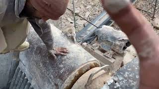 Incredible Work| Big Rock Jaw Crusher is Completely Jammed| #jawcrusher #hardwork