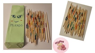 comment faire un petit jeu qui s'appelle (Mikado) étape par étape #Mikado#jeux