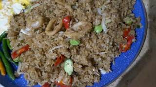 Masak nasi goreng cumi pete mantep