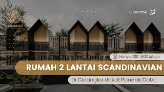 Tamanati Urban Living, Rumah dijual di Abdul Wahab Cinangka Sawangan Depok dkt Pondok Cabe Pamulang