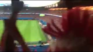 Austria fans singing "Messi" to Ronaldo {Portugal vs. Austria 18/06/2016} [EURO 2016]