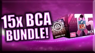 15x BCA BUNDLE! Elite BCA Topper! Madden Mobile 17