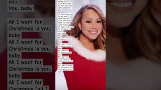 Mariah Carey - All I want for Christmas is you