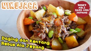 Resep NIKUJAGA Asli, Cara Membuat Daging dan Kentang Rrebus Ala Jepang