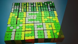 Happy New Year 2022!! (Out of Rubik's cubes)