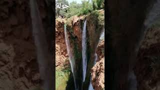 شلالات اوزود من جميع الاتجاهات روعة.Ouzoud cascades waterfalls