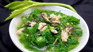 Canh cá rô nấu rau cải của Lê Anh Nuôi