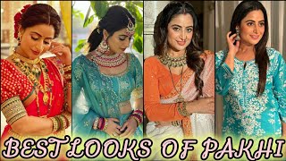 Aishwarya Sharma Bhatt's Best looks from GHKKPM as Pakhi 🧡🧡