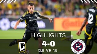 Columbus Crew 4 x 0 New England Revolution MLS 2024 Extended Highlights And Goals