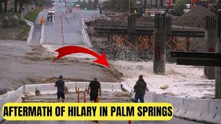 Palm Springs, California is totally flooded