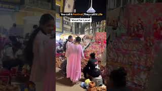 Vocal for local, Jabalpur #trending #shorts #vocalforlocal #diwali #diwali2024 #streetshopping