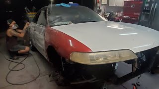 Road To Eibach Pt. 1 (Body work on the integra)