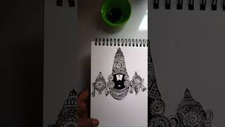 Highlight 36:24 – 41:24 from Lets draw Lord Sri Tirupati Balaji  #tirupati #balaji #drawing #art #sk