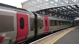 Cross Country Voyager 221124 leaving Bournemouth en route to Manchester Piccadilly