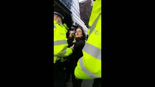 Moment when Police thug Violently Assaults me in Police van captured by Bystander!!