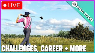 EA Sports PGA Tour  🔴 LIVE | More Challenge Grinding & The Epic Simulation Career Continues