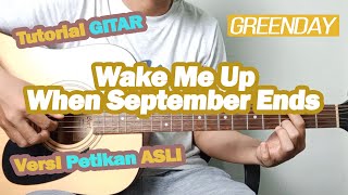 (Tutorial Gitar) Wake me up when september ends - Greenday