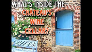 Explore the WINE CELLAR at the Château - Ancient stables wine storage in France - Episode 12