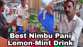 Famous Nimbu Hajma Hajam | Epic Mint Cold Drink of Gujarat | Summer Special Indian Street Food