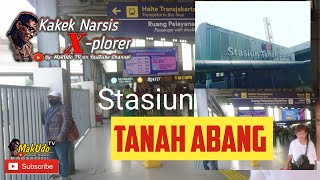 Stasiun Tanah Abang, Suasana sekitaran stasiun, Stasiun KA, Stasiun KRL commuter Line Tanah Abang