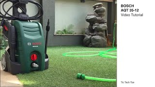 How to use your Bosch AQT 35-12 pressure washer