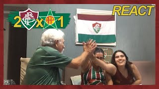 FAMÍLIA TRICOLOR REAGE À 3 FLUMINENSE X 0 PORTUGUESA - CAMPEONATO CARIOCA 2024