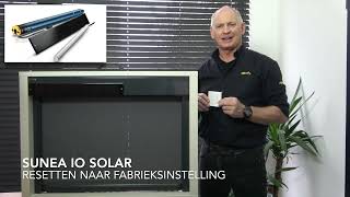 Sunea io Solar resetten naar fabrieksinstelling