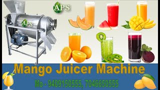 Mango Pulp Making Machine// Mango juicer Machine