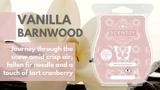 Vanilla Barnwood Scentsy Bar Fragrance Description