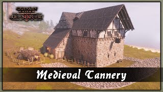 HOW TO BUILD A MEDIEVAL TANNERY [SPEED BUILD] - CONAN EXILES